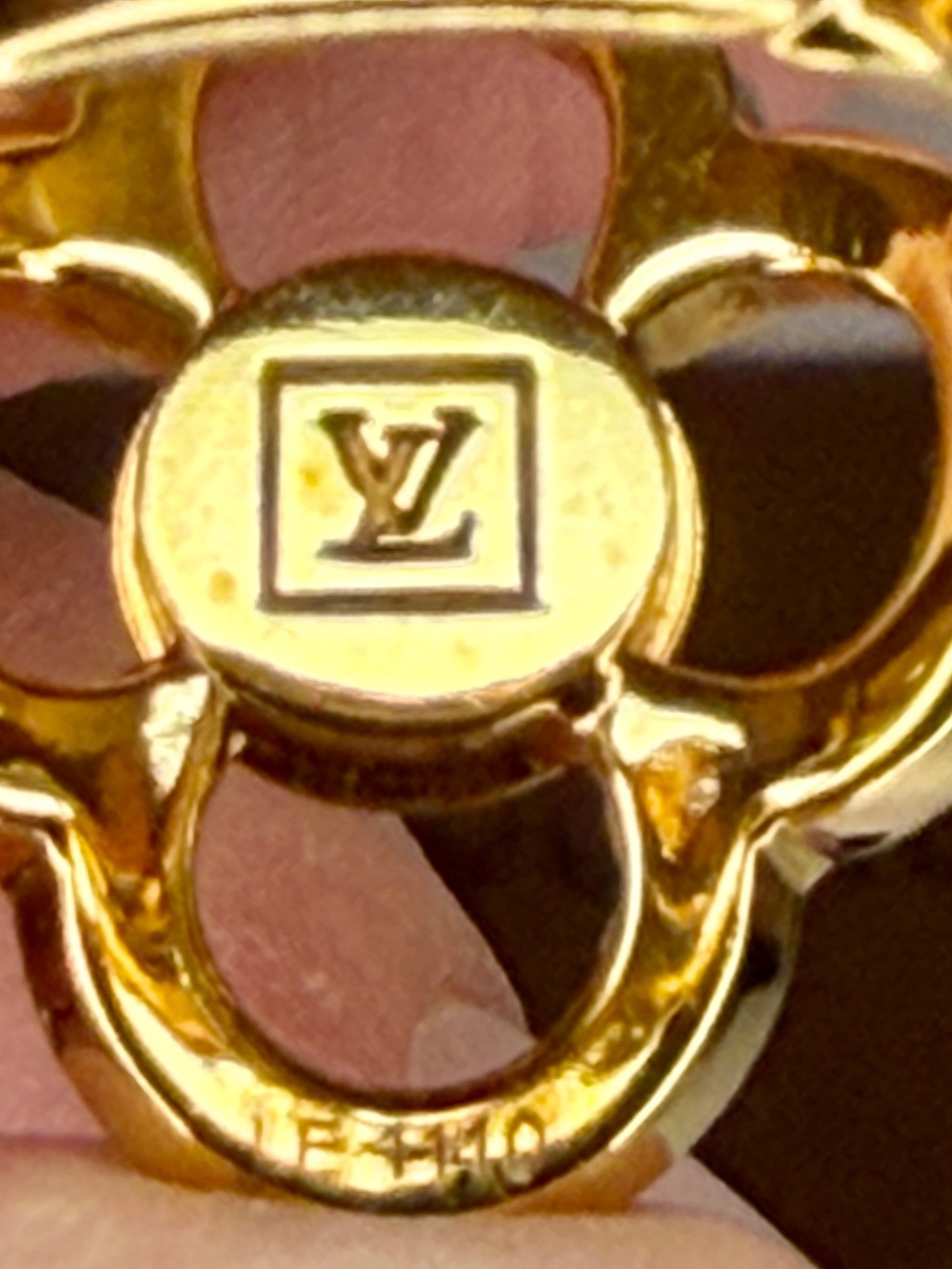 Louis Vuitton Crystal Flower Cocktail Ring | Gold Tone | Size 7 | Full Inclusion - Picture 7 of 8